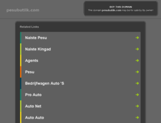 pesubutiik.com screenshot