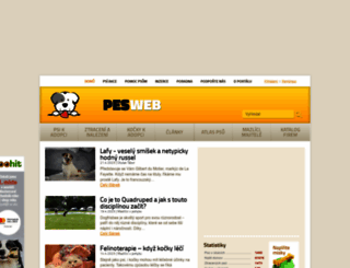 pesweb.cz screenshot