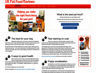 pet-food-choice.co.uk screenshot