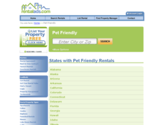 pet-friendly.rentalads.com screenshot