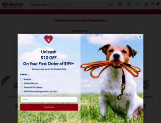 pet-healthcare.revivalanimal.com screenshot