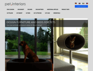pet-interiors.it screenshot