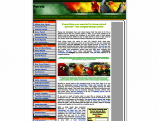 pet-parrots.com screenshot
