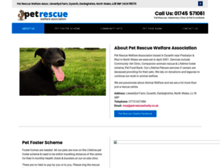 pet-rescuecharity.co.uk screenshot