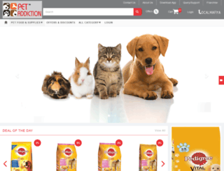 petaddiction.in screenshot