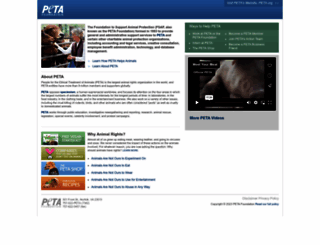 petaf.org screenshot