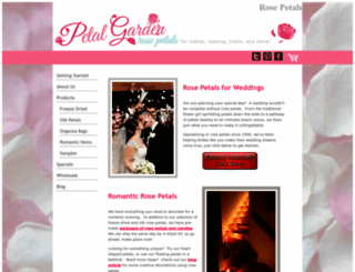 petalgarden.com screenshot