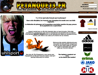 petanque13.fr screenshot