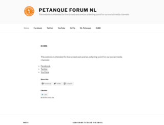 petanqueforum.nl screenshot