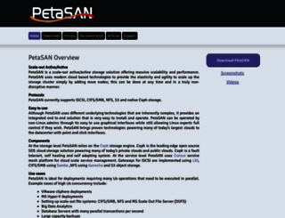 petasan.org screenshot