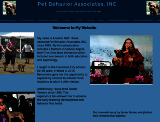 petbehaviorassociates.com screenshot