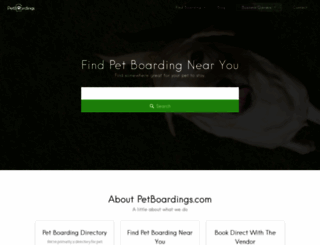 petboardings.com screenshot