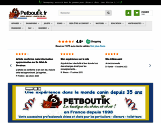petboutik.fr screenshot