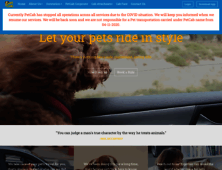 petcab.in screenshot