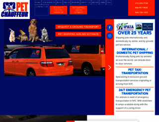 petchauffeur.com screenshot