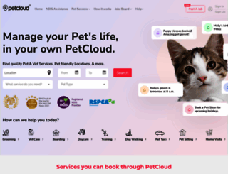 petcloud.com.au screenshot
