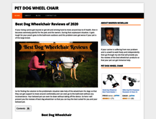 petdogwheelchair.com screenshot