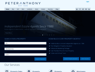 peteranthony.co.uk screenshot