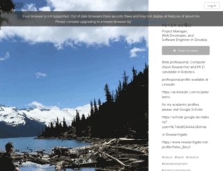 peterbeno.com screenshot