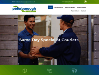 peterboroughcouriers.co.uk screenshot