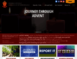 peterboroughdiocese.org screenshot