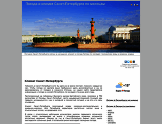 peterburg-pogoda.ru screenshot