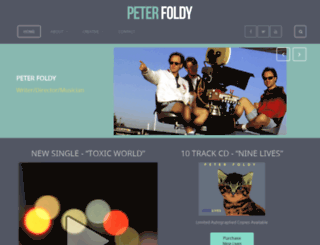 peterfoldy.com screenshot