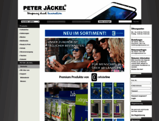 peterjaeckelwebshop.com screenshot
