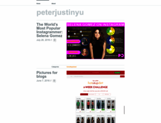 peterjustinyu.wordpress.com screenshot