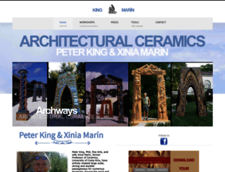 peterkingceramics.com screenshot