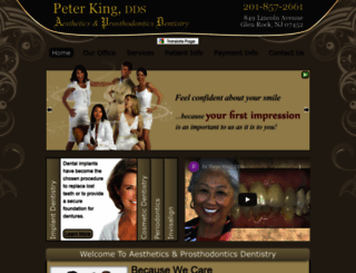 peterkingdds.com screenshot