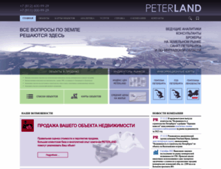 peterland.info screenshot