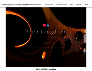 peterlangdown.co.uk screenshot
