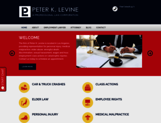 peterlawfirm.com screenshot