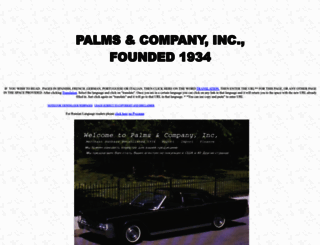 peterpalms.com screenshot