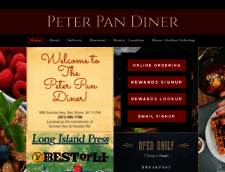 peterpandiner.com screenshot