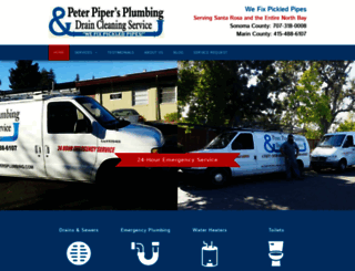 peterpipersplumbing.com screenshot