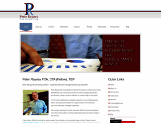 peterrayney.co.uk screenshot