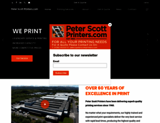 peterscottprinters.com screenshot