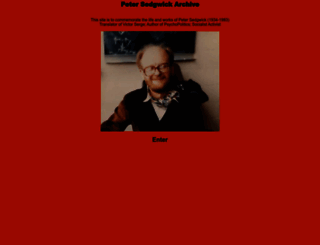 petersedgwick.org screenshot