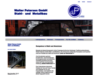 petersen-metallbau.de screenshot