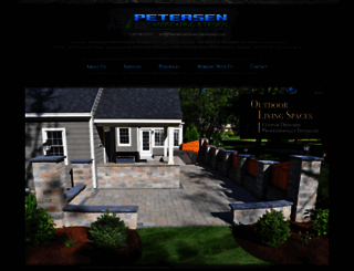 petersenlandscapinganddesign.com screenshot