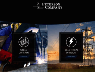 peterson-co.com screenshot