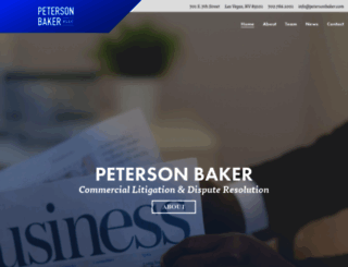 petersonbaker.com screenshot