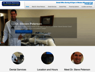 petersondentaloffice.com screenshot