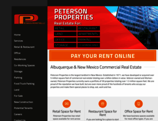 petersonproperties.net screenshot