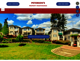 petersonspropmaint.com screenshot