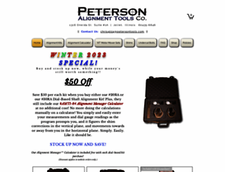 petersontools.com screenshot