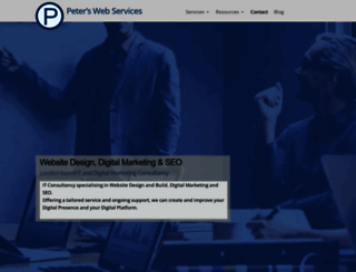 peterswebservices.com screenshot