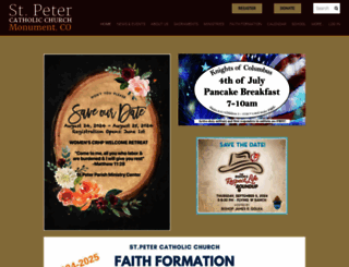 petertherock.org screenshot